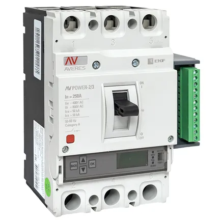 AV POWER-2/3 250А 50kA ETU6.2 (mccb-23-250-6.2-av)