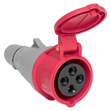 Розетка переносная 214 3Р+РЕ 16А 380В IP44 EKF PROXIMA (ps-214-16-380-PRO)