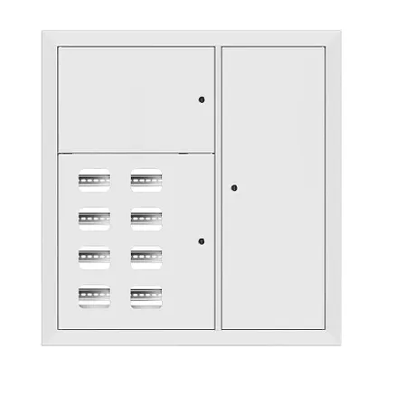 Щит этажный 8 кв. RAL9003 (1000x950x150) EKF Basic (mb28-v-8-r9003)