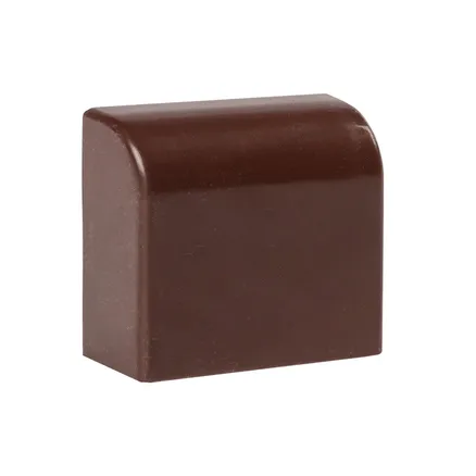 Заглушка (40x25) (4 шт) темн. дерево EKF-Plast (ecd-40-25x4)
