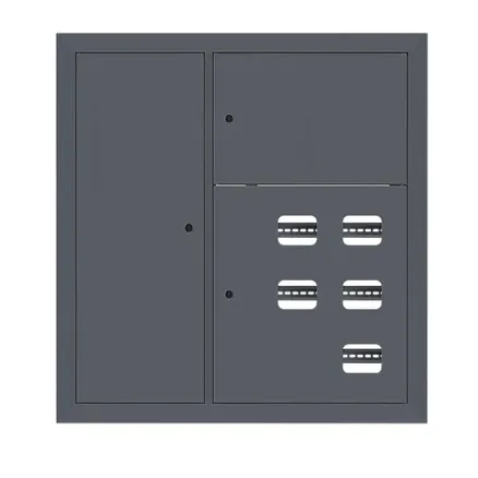 Щит этажный 5 кв. слаботочка слева RAL7016 (1000x950x150) EKF PROxima (mb29-v-5z-ral7016)