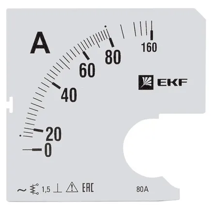 Шкала сменная для A961 80/5А-1,5 EKF (s-a961-80)