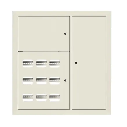 Щит этажный 9 кв. RAL9002 3 окна в ряд по гориз. (1000x950x150) EKF PROxima (mb29-v-9-ral9002-1)