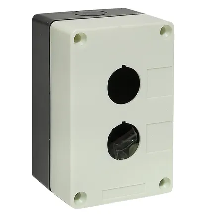 КП102 пластиковый 2 кнопки белый EKF (cpb-102-w)