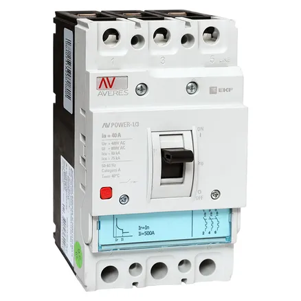 AV POWER-1/3 40А 80kA TR (mccb-13-40H-TR-av)