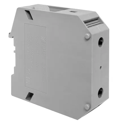 Клемма проходная винтовая JXB 95 мм2 серая EKF (plc-jxb-95/35gy)