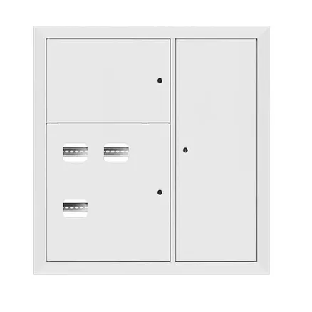 Щит этажный 3 кв. RAL9003 (1000x950x150) EKF Basic (mb28-v-3-r9003)
