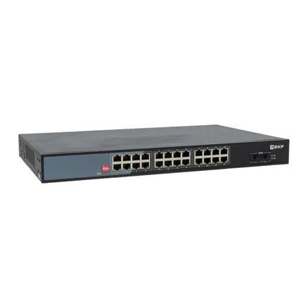 Промышленный неуправляемый коммутатор U-2GX/SFP-24GTR-R TSX EKF (TSX-U-2GX/SFP-24GTP-R)