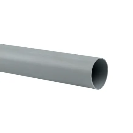 Труба гладкая ПВХ жест. d40 мм (3 м) (57 м/уп) серая EKF-Plast (trg-40-3n)