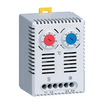Термостат NO+NC (охлаждение и обогрев) на DIN-рейку 10A 230В IP20 EKF PROxima (T2C10M)