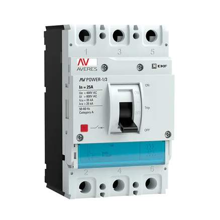 AV POWER-1/3 25А 35kA TR (mccb-13-25-TR-av)