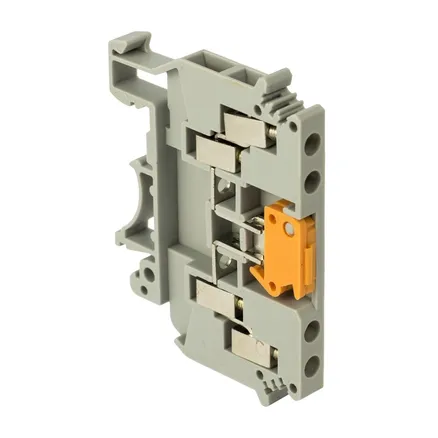 Клемма винтовая с ножевым размыкателем JXB 4 мм2 4 вывода EKF (plc-jxb-2-4/35K-gy)