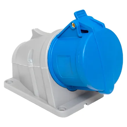 Розетка стационарная наружная 123 2Р+РЕ 32А 220В IP44 EKF PROXIMA (ps-123-32-220-PRO)