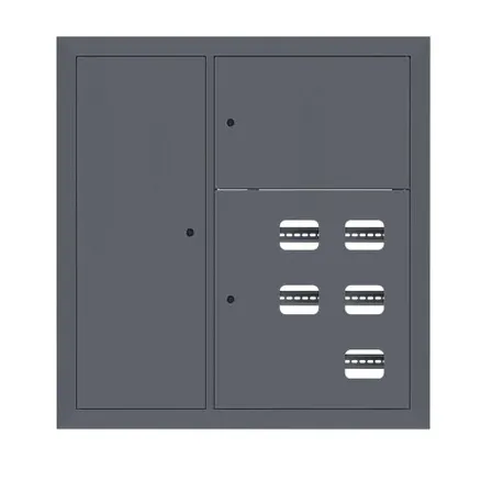 Щит этажный 5 кв. слаботочка слева RAL7024 (1000x950x150) EKF PROxima (mb29-v-5z-ral7024)