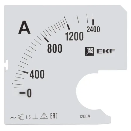 Шкала сменная для A721 1200/5А-1,5 EKF (s-a721-1200)