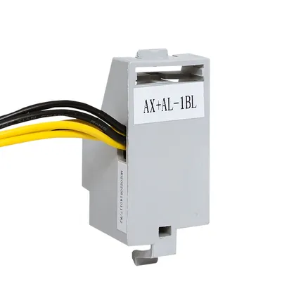 AV POWER-1 Доп. и аварийный контакт AX+AL для TR слева (mccb-1L-AX+AL-TR-av)