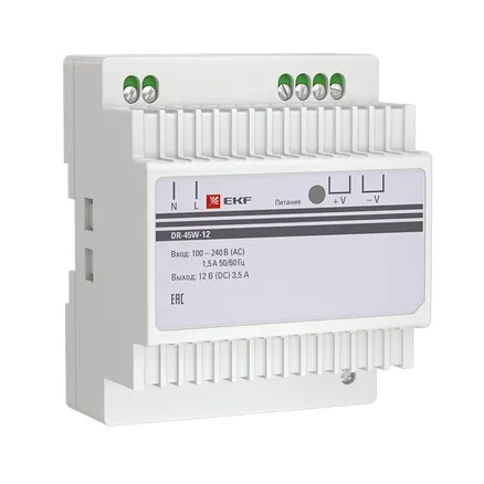 Блок питания 12В DR-45W-12 (dr-45w-12)