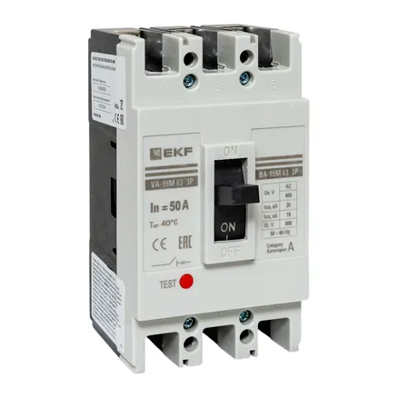 ВА-99М 63/50А 3P 25кА EKF (mccb99-63-50m)
