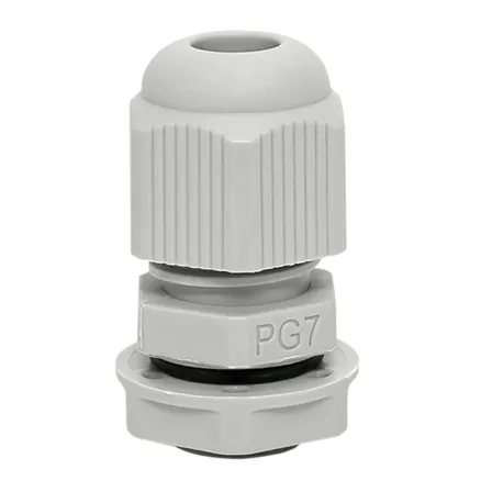Сальник PG7 IP54 (4 шт) d отв. 13 мм / d провод. 3-6,5 мм EKF (plc-pg-7-4-r)