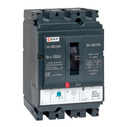 ВА-99C 250/160А 3P 45кА EKF (mccb99C-250-160)