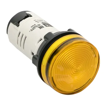 Матрица светодиодная AD16-22HS желтая 24В AC/DC IP65 EKF (ledm-ad16-y-24-65)