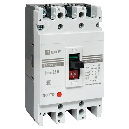 ВА-99М 100/32А 3P 35кА EKF (mccb99-100-32m)