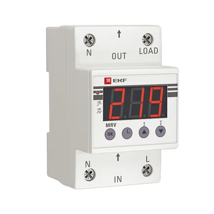 Реле напряжения с дисп. MRV 63A EKF (MRV-63A)