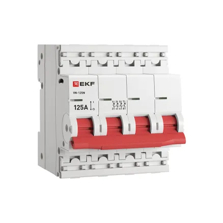 Выкл. нагрузки ВН-125N 4P 125А PROXIMA EKF (S1254125)