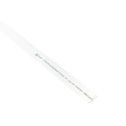 ТУТ нг 12/6 белая в отрезках по 1м EKF (tut-12-w-1m)