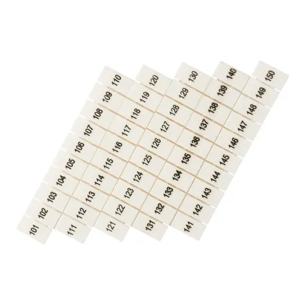 Маркеры для ST 1,5 с нумерацией 100-150 (100 шт.) EKF (zb-st-1.5-100-150)