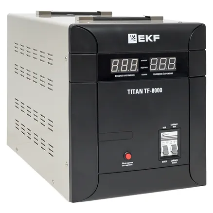 Стабилизатор напряжения симисторный TITAN -TF-8000 EKF (stab-TF-8000)