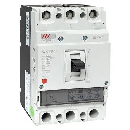 AV POWER-2/3 250А 100kA ETU2.0 (mccb-23-250H-2.0-av)
