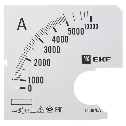 Шкала сменная для A721 5000/5А-1,5 EKF (s-a721-5000)