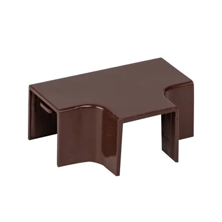 Угол T-образный (16x16) (4 шт) темн. дерево EKF-Plast (tchd-16-16x4)