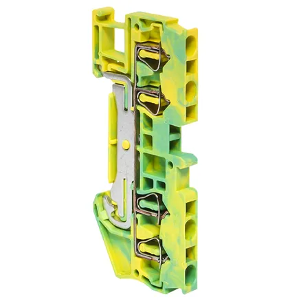Клемма заземления пружинная ST 2.5 мм2 4 вывода EKF (plc-jxb-st-2.5-4-pen)