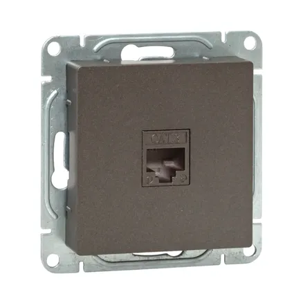 Механизм роз., RJ11, мокко., Эпика EKF (UP1-SOM-RJ11)
