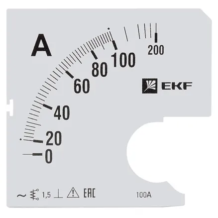 Шкала сменная для A961 100/5А-1,5 EKF (s-a961-100)