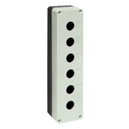 КП106 пластиковый 6 кнопок белый EKF (cpb-106-w)