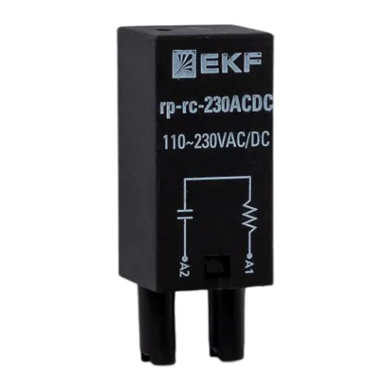 Модуль защитный RC 110-230В AC/DC для промежуточных реле RP AVERES EKF (rp-rc-230ACDC)