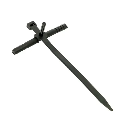 Хомут дюбельный черный (7x150) (50шт.) EKF PROxima (plc-nst-7.2x150b)