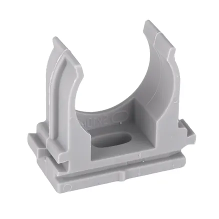 Крепеж-клипса для ручного монтажа d25 мм (10 шт) серая EKF-Plast (derj-z-25sn-r)
