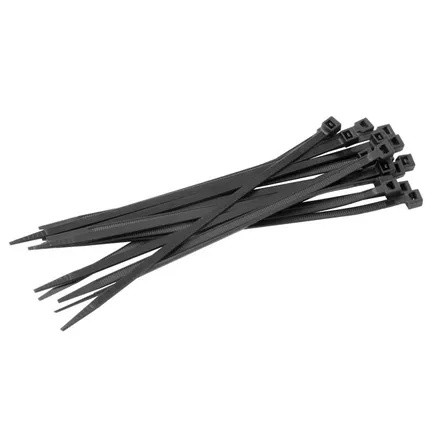 Хомут нейлоновый черный (7,2x400) (100шт.) EKF (plc-cb-7.2x400)