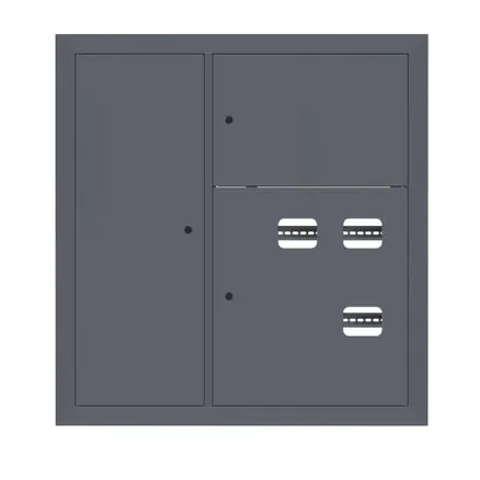 Щит этажный 3 кв. слаботочка слева RAL7024 (1000x950x150) EKF PROxima (mb29-v-3z-ral7024)