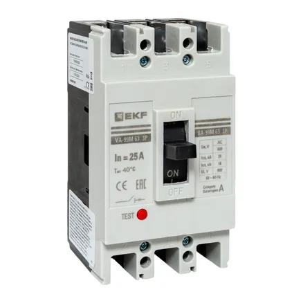 ВА-99М 63/25А 3P 25кА EKF (mccb99-63-25m)