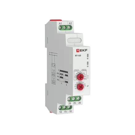 Реле времени (для двигателей "звезда-треугольник") RT-SD 12-240В EKF (rt-sd-12-240)