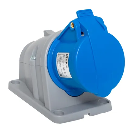 Розетка стационарная наружная 113 2Р+РЕ 16А 220В IP44 EKF PROXIMA (ps-113-16-220-PRO)