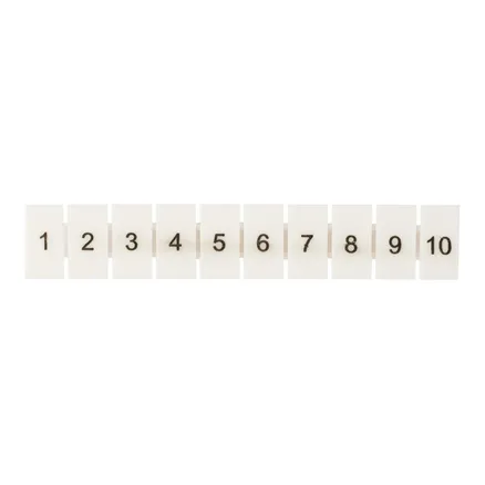 Маркеры для UT/ST/Push-in 2,5 с нумерацией 1-10 (100 шт.) EKF (zb-st-2.5-1-10)