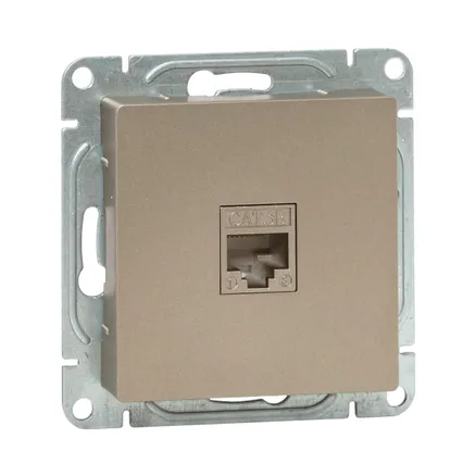 Механизм роз., RJ45 (cat5), шамп., Эпика EKF (UP1-SOC-RJ45-5)