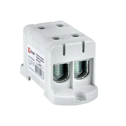 Клемма двойная КСВ 16-95 cерая EKF (plc-kvs2-16-95-grey)