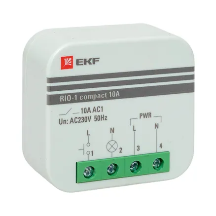 Импульсное реле RIO-1 compact 10А (rio-1k-10)